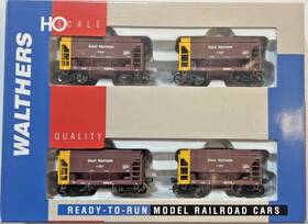932-4506 Walthers Ho Scale-walthers Ready To Run Ore Cars Taconite Version 4 Pack Great Northern
