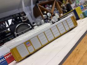 Walthers 932-4875 Gold Line Ho Thrall 89ft Tri-level Auto Carrier #932-4878 Union Pacific
