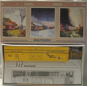 932-4952 Walthers Ho Scale Western Pacific 50ft Fge Insulated Box Car #95952 Train Kit