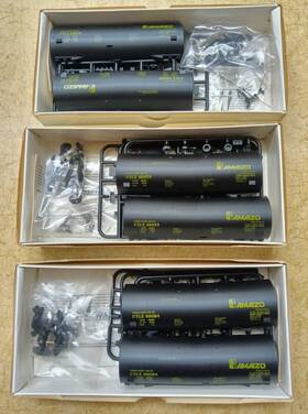 932-5155 Walthers 3 Ho 5150 Series Inch Utlx Amaizo Black 40ft Funnel Flow Tank Car Kits