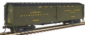 932-5482 Walthers Rea Express Gacx Wood Ice Reefer 50 Ft Car - Ho Scale Inch Soo Line Logo Rtr New