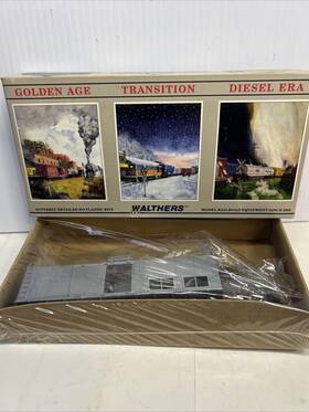 932-5540 Walthers Ho 42ft Engineering Car Undecorated Brown Kit 1 87 Scale Mrr