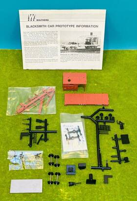 932-5587 Walthers Ho 30ft Blacksmith Car Virginia And Truckee Rr Kit Rare Read 1995 Vintage