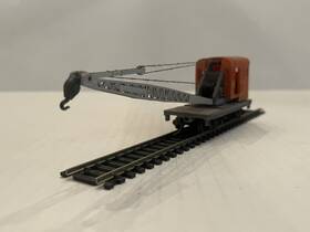 932-5610 Walthers Ho Scale Vulcan Steel 25 Ton Crane Car Kit #15