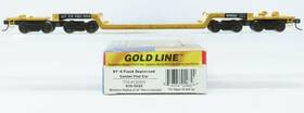 932-5620 Walthers Ho Gold Line Ttx 81ft 4-truck Depressed Center Flat Car #130553