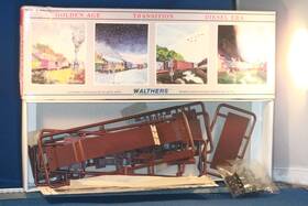 932-5623 Walthers 932-5633 Jp Ho 75ft Depressed Center Four-truck Flat Car Dod 39785