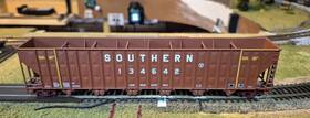 932-5686 Walthers Ho Greenville 7k Cubic Foot Wood Chip Hopper Southern #134642