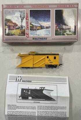 932-5758 Walthers Ho Kit #932-5758 Prr Pennsylvania Russell Snowplow 5750 Series Built