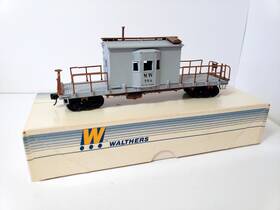 932-5801 Walthers Ho 42 Ft Work/transfer Caboose Mow #754