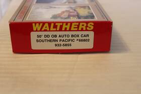932-5855 Walthers Ho Scale 50ft Auto Box Car Southern Pacific Brown #66802 Bn