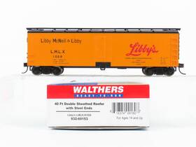Walthers 932-60153 Ho Scale Lmlx Libby Mcneill And 40ft Reefer #1509
