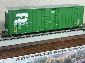 932-7101 Walthers Burlington Northern 50ft Bn Gunderson Hi-cube Paper Box Car Ho Scale - Gold Line