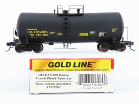 932-7201 Walthers Ho Scale Gold Line Utlx Union Funnel Flow Tank Car #66259