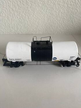 932-7231 Walthers Gold Line Ho Scale Rtr Gatx Caustic Soda 16 000 Gallon Tank Car #90657