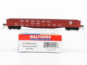 932-7452 Walthers Ho Scale Prr Pennsylvania Railroad 46ft Usra Gondola #315868