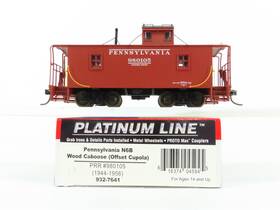932-7641 Walthers Ho Platinum #932-7641 Prr Pennsylvania N6b Wood Caboose #980105