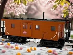932-7662 Walthers Milwaukee Road Caboose Ho Scale Rib Side # 01876