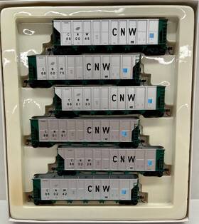 932-7811 Walthers Cnw Chicago And North Western Rd-4 Coal Ho Scale Set # 2