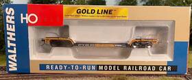 932-7881 Walthers Goldline 4-axle 90 Ton Gsc Depressed Center Flat Car #130972