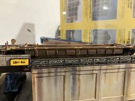 932-8053 Walthers Lot Of 4 N Scale 48 Well Cars Custom Weather And Graffiti