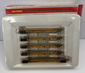 932-8108 Walthers N Thrall 5-unit Articulated Double Stack Car Ttx # 72855