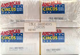 Walthers 932-902 Ho American Circus Series Cole Brothers Lot Set Of 4
