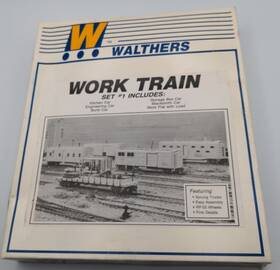 932-91 Walthers Ho Scale Work Train Set 1 Gn Kit