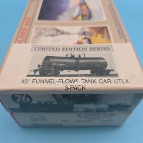 932-9138 Walthers Limited Edition 40ft Funnel Flow Tank 3 Car Set Ho Scale New Sealed