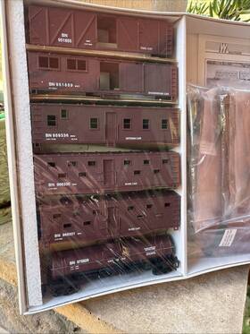 932-914 Walthers Ho Burlington Northern Work Train Kit #1 New Sealed