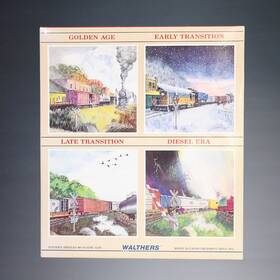 932-934 Walthers Vintage Work Train #2 Burlington Northern Bn Ho Plastic Kits #932-934