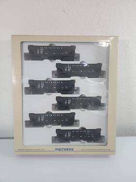 932-941 Walthers Ho Crr Clinchfield Ps-3 Rib Side Twin Hoppers 6 Pk Train