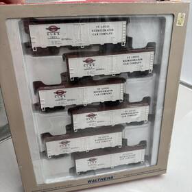 932-951 Walthers St.louis Refrigerator Car Co. 40ft Steel Reefer 6-pack - Wrg Box