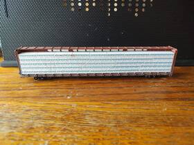 9324102 Walthers Ho Scale 72ft Center Beam Flat Car With Load