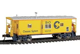 9327628 Walthers Ho Scale Platinum Line By Window Caboose Chessie B&q #903759
