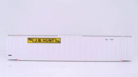 933-1819 Walthers Ho Custom Jb Hunt 48 Hi Cube Rib Side Shipping Container For Well Car