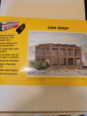 933-3228 Walthers N Scale Cornerstone Car Repair Shop Building Structure Kit