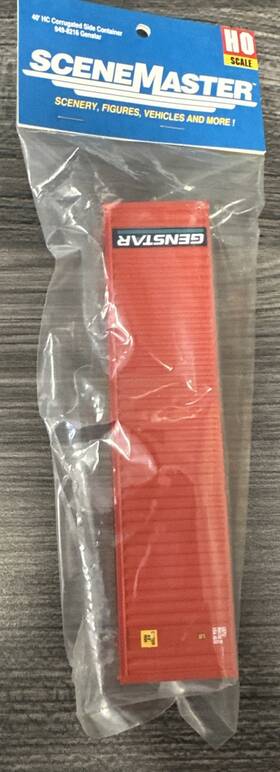 949-8216 Walthers Scenemaster 48 Hc Corrugated Side Container Nib