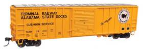 910-1875 Walthers Mainline 50ft Acf Boxcar Tasd #78412 Yellow/white/black - Ho Scale