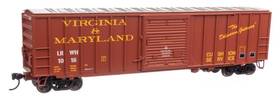 910-1898 Walthers Mainline 50ft Acf Boxcar Virginia And Maryland Lrwn #1016 - Ho Scale