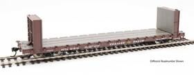 910-5846 Walthers Mainline Pullman-standard Bulkhead Flatcar Trailer Train #91921 Ho Scale