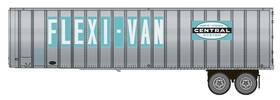 949-2607 Walthers Scenemaster Ho Scale 40ft Trailer 2-pack New York Central/nyc #2