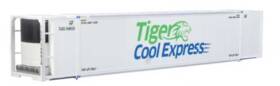 949-8708 Walthers Scenemaster Ho Scale 53ft Reefer Container Tiger Cool Express