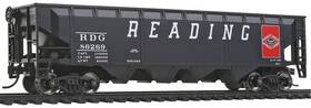 931-1422 Walthers Trainline Ho Scale Offset Hopper Train Car Reading Anthracite Logo