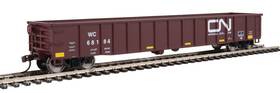 931-1860 Walthers Trainline Ho Scale 50ft Gondola Canadian National/cn/wc #68184