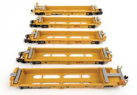 Walthersmainline 616374193530 Walthers Ho Scale Thrall Rebuilt 40ft Well Car Trailer Train Ttx Dttx #748438