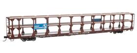 501922 Walthersmainline 616374200467 Walthers Ho Scale 89ft Tri-level Open Auto Rack Great Northern Rttx #501922