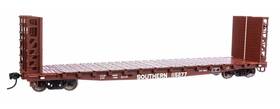 910-5937 Walthersmainline 616374205189 Walthers Ho Scale 53ft Gsc Bulkhead Flatcar Southern #115277