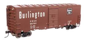 910-1206 Walthersmainline 616374205592 Walthers Ho Scale 40ft Boxcar Chicago Burlington And Quincy #60784