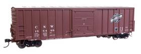 155499 Walthersmainline 616374207800 Walthers Ho Scale 50ft Acf Exterior Post Boxcar Chicago North Western #155499