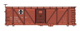 910-40701 Walthersmainline 616374213740 Walthers Ho Scale 40ft Ara Single Sheathed Boxcar Santa Fe #124302